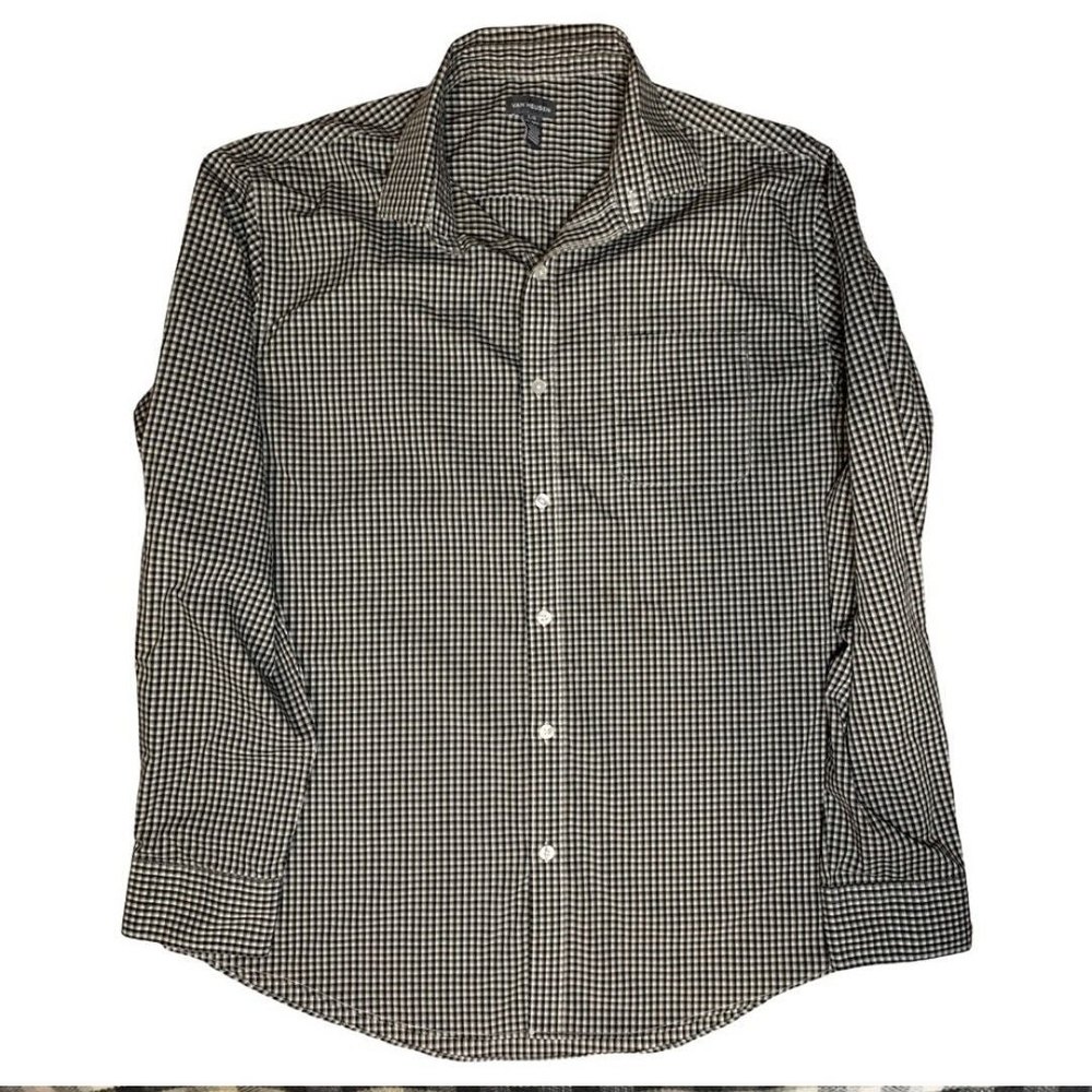 Van Heusen button down mens shirt  large